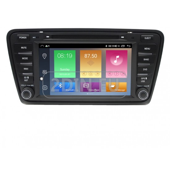 SKODA Octavia - МУЛТИМЕДИЯ / Навигация android 16 DVD + DSP